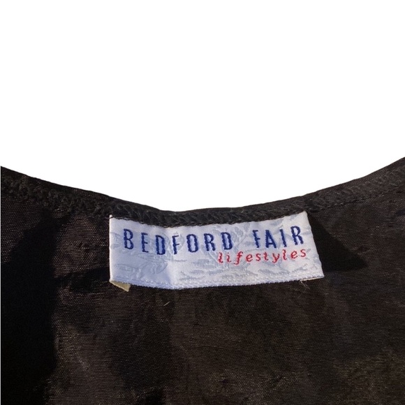 Velvet Floral Vest’s 80s Vintage Black Velvet Vast - Picture 5 of 5